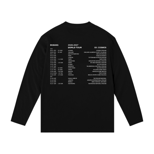 [COSMOS] | BIGBANG LONG SLEEVE T-SHIRT BLACK