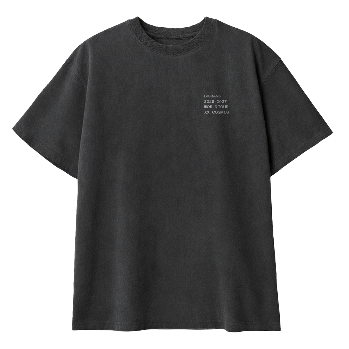 [COSMOS] | BIGBANG TOUR T-SHIRT WASHED BLACK